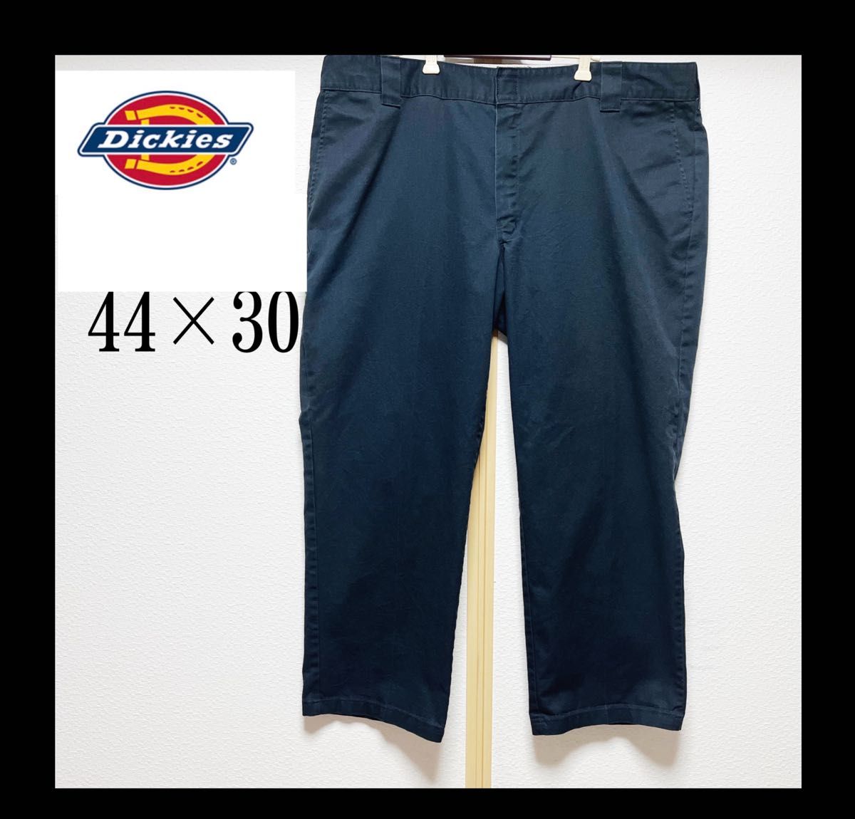 大きいサイズ　特大　Dickies  874ディッキーズ　 カーゴパンツ ワークパンツ　ネイビー　4 L 5 L  90s 紺色　