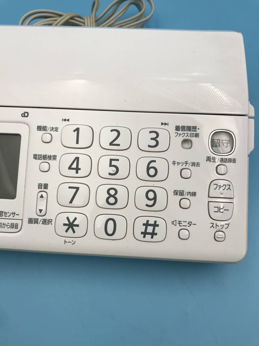 OK7779◇Panasonic パナソニック パーソナルファックス　FAX ファックス ファクシミリ　KX-PD381DLE8　親機のみ　同梱不可_画像5