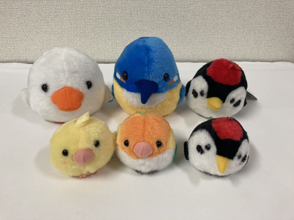 まとめ売り　それゆけ！　わくわく　ことり隊　ぬいぐるみ　マスコット　セット　インコ　小鳥_画像1