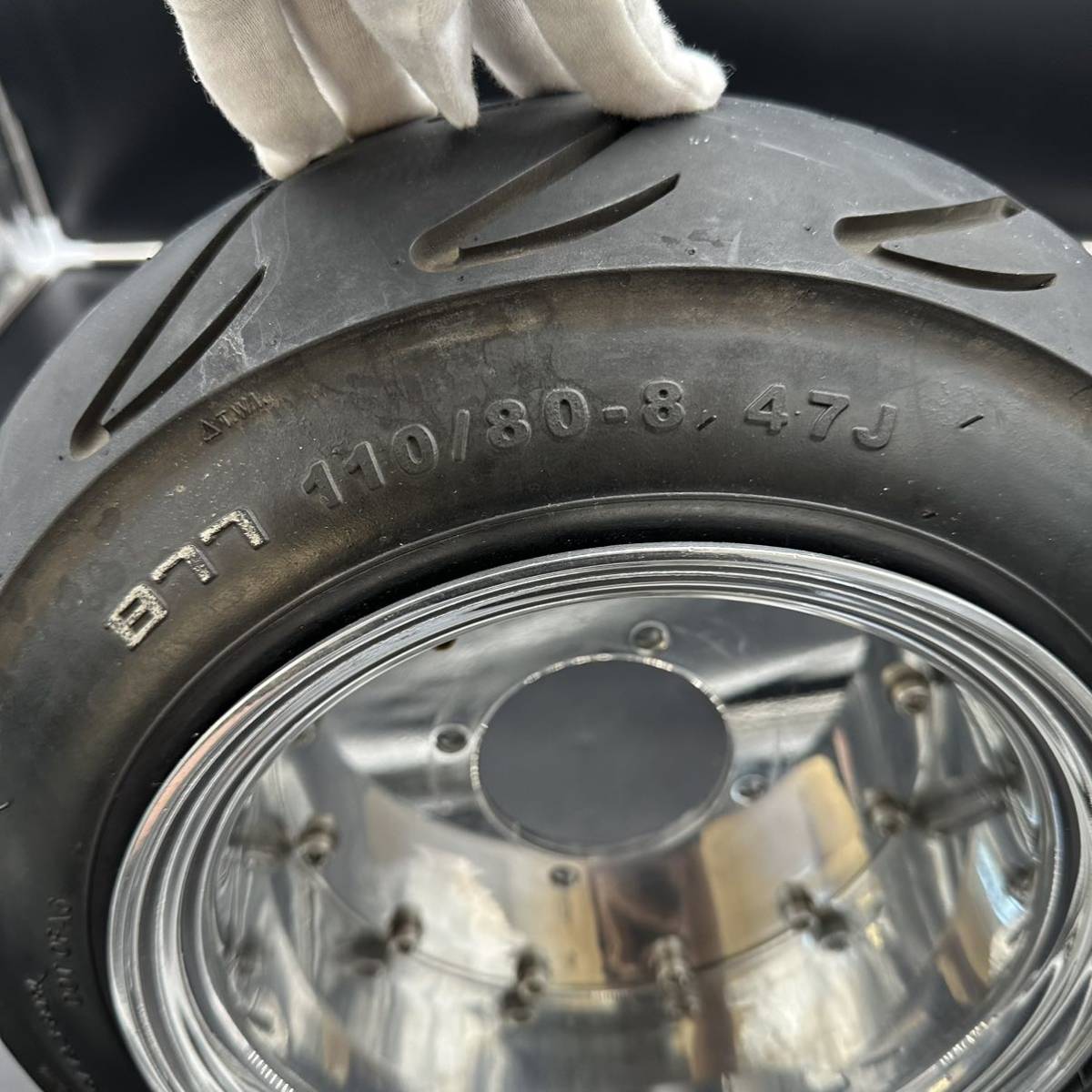 モンキー ゴリラ 水野板金 ホイール 5J 太足 シャコタン B77 モンキー ゴリラ 水野板金 ホイール 5J 太足 シャコタン B77