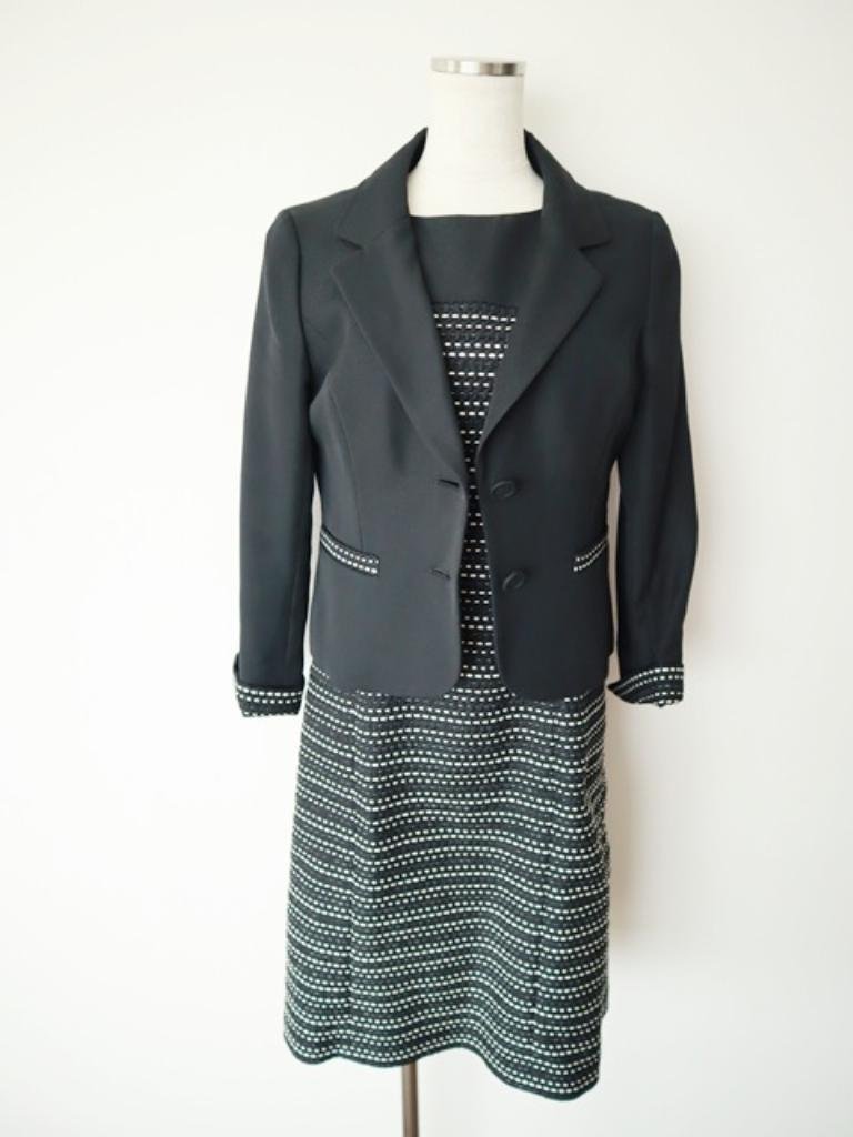 【日本製】 【送料込】HANAE MORI 式 セレモニー / ブラック M アルマアンローズ レディース服【6425995】ハナエモリ ◇ セットアップ ◇ ROSE EN ALMA ひざ丈スカート 【日本製】 【送料込】HANAE MORI 式 セレモニー / ブラック M アルマアンローズ レディース服【6425995】ハナエモリ ◇ セットアップ ◇ ROSE EN ALMA ひざ丈スカート