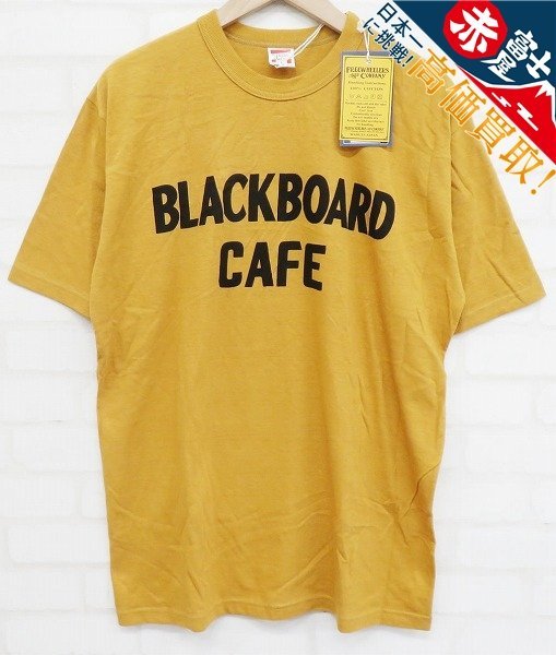 7T4716/未使用品 FREEWHEELERS BLACKBOARD CAF 半袖Tシャツ 2225024 フリーホイーラーズ_1