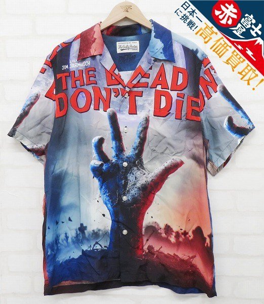 7T5028/WACKO MARIA × JIM JARMUSCH THE DEAD DON'T DIE レーヨンハワイアンシャツ ワコマリア