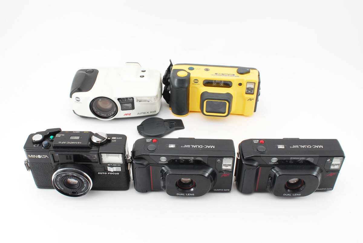 数量は多】 ミノルタカメラ MINOLTA APEX105 稼動品 i9tmg.com.br