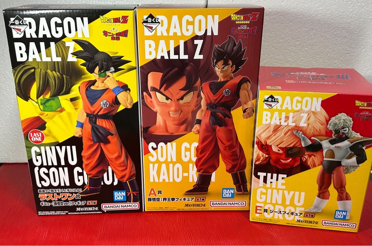 【新品】ドラゴンボール ギニュー特戦隊来襲　A賞孫悟空 E賞ジース ラストワン賞 ギニュー(孫悟空ver.)フィギュア