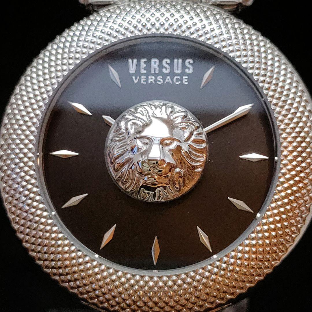 【激レア】Versus Versace/ベルサスベルサーチ/レディース腕時計/プレゼントに/女性用/シルバー.ブラック色/ヴェルサスヴェルサーチ/希少_画像3