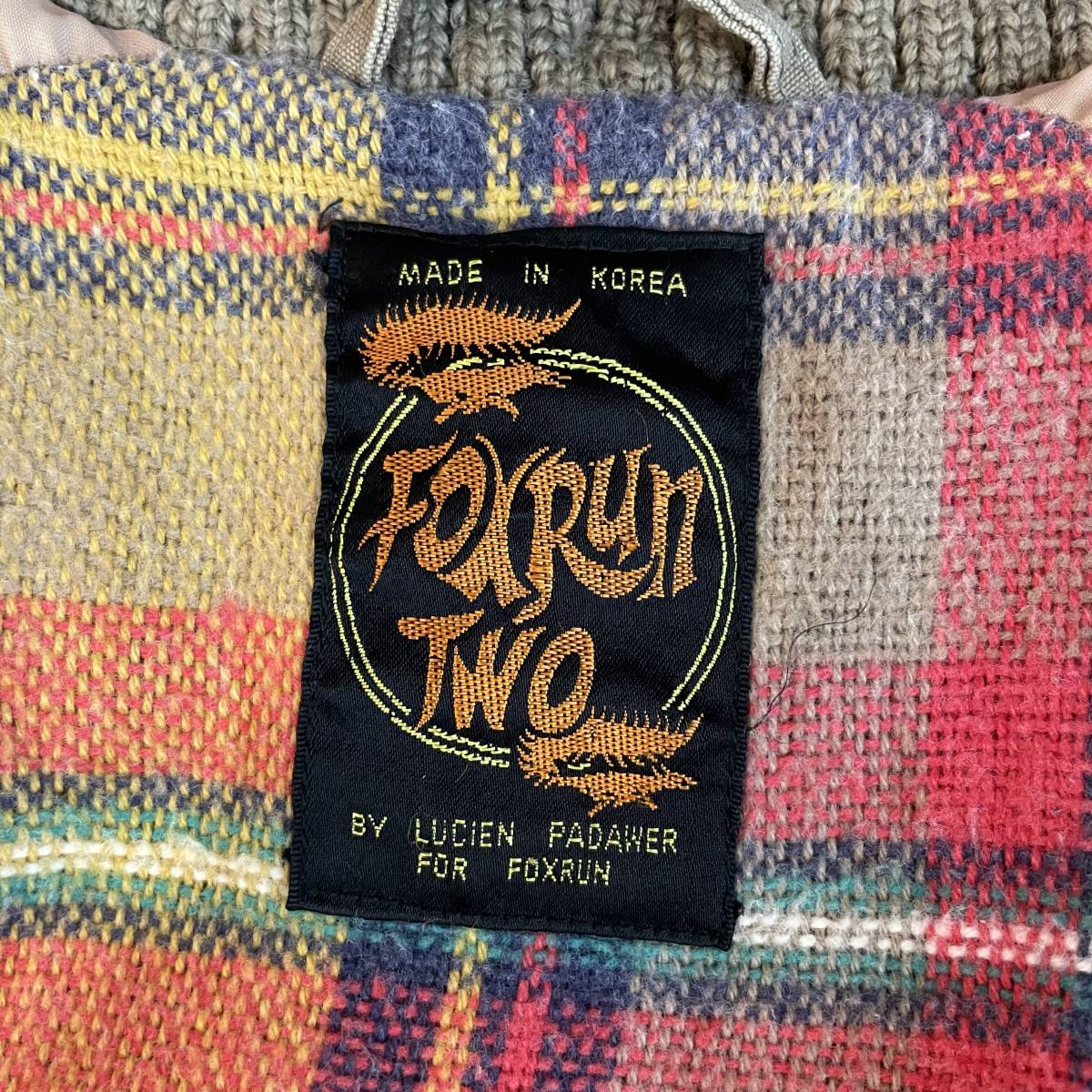 アメリカ古着 中古 FOXRUN TWO ロング丈ジャンバー レディース コットン100％ ブラウン 茶色 Mサイズ Lサイズ ジャケット 冬物 送料無料_画像6