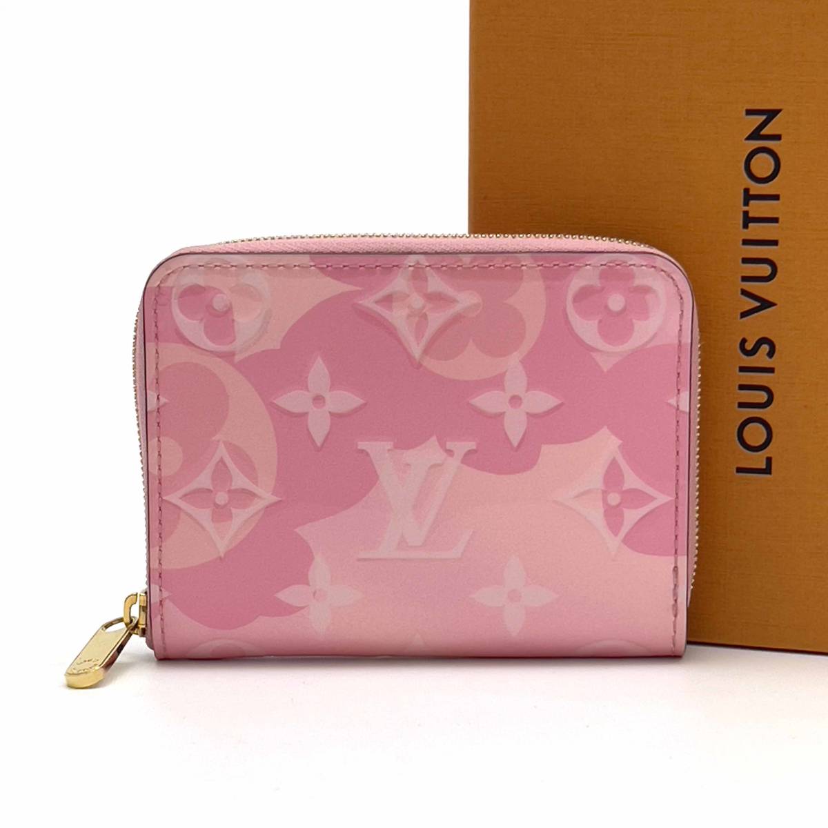 b79 ◇超美品◇ LOUIS VUITTON ルイヴィトン ジッピー・コインパース ヴェルニ コインケース ピンク M90590 SN4240_画像1