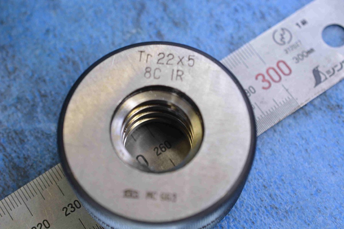 Tr22×5 8C GR IR WR 台形 ネジリングゲージ 中古 Tr22×5 8C GR IR WR 台形 ネジリングゲージ 中古