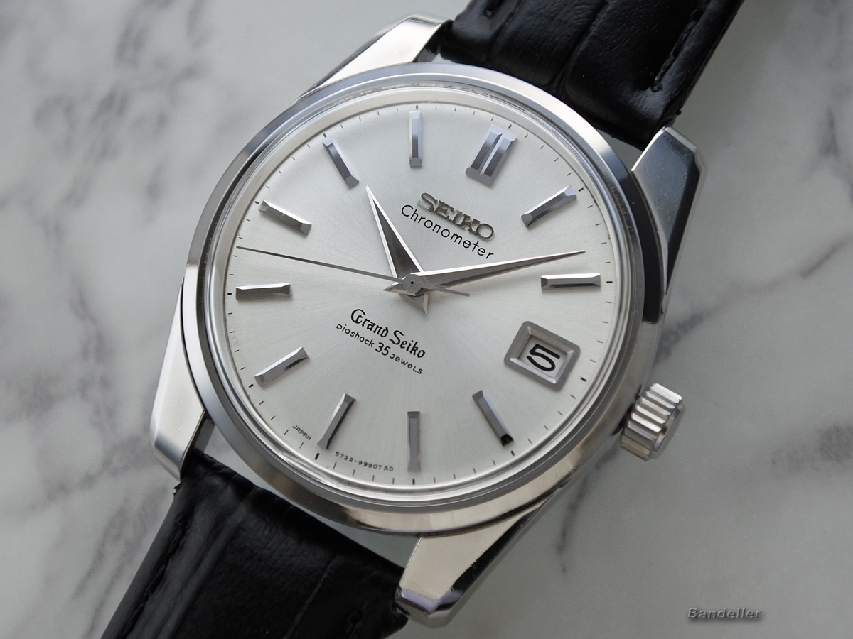 Grand Seiko自我數據計時器獅子獎牌5722-9990 Cal.430操作項目 原文:グランドセイコー セルフデーター クロノメーター 獅子メダル 5722-9990 Cal.430 稼動品