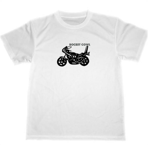 ロケットカウル　ドライ　Tシャツ　旧車　バイク　グッズ_画像1