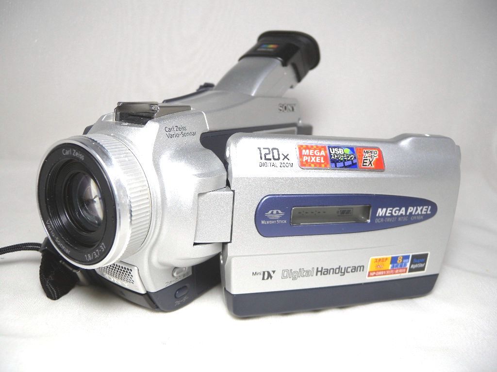 miniDVのダビングに！ SONY ビデオカメラ DCR-TRV27 - ビデオカメラ