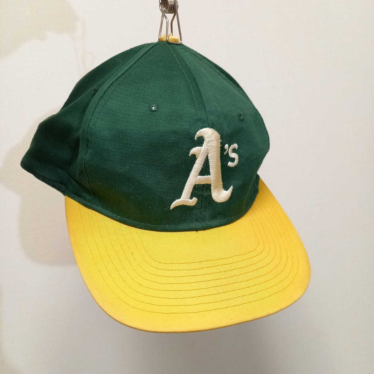 《80s / 90s / オフィシャル》オークランド アスレチックス ベースボール キャップ フリーサイズ ビンテージ MLB 帽子 ニューエラ メンズ