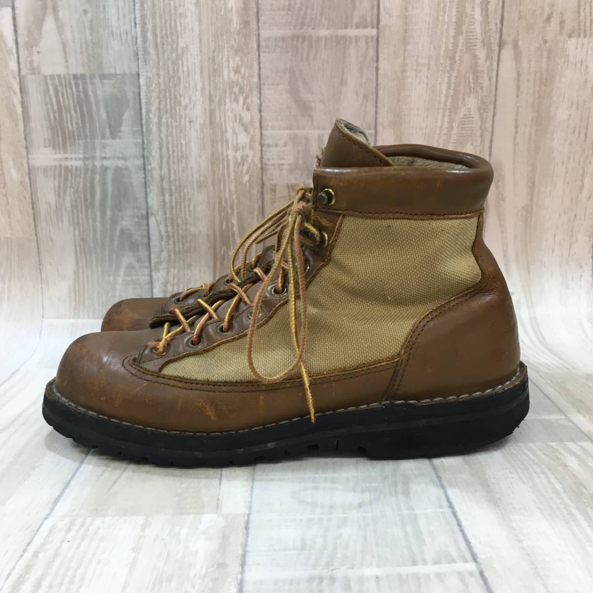 KZ6473★Danner : 30420X 黒タグ ダナーライト★US8★ブラウン GORE-TEX アウトドアブーツ ダナー ゴアテックス_画像2