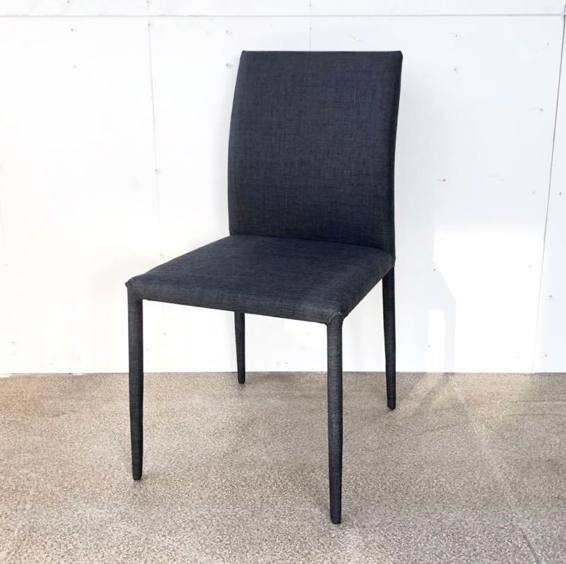 52 ■ Неиспользованная выставка Fujio fis Matino Столовое кресло Gun Metal Chair Chair Chair Chair 29 000 Инспектор Северная Европа Северная Европа