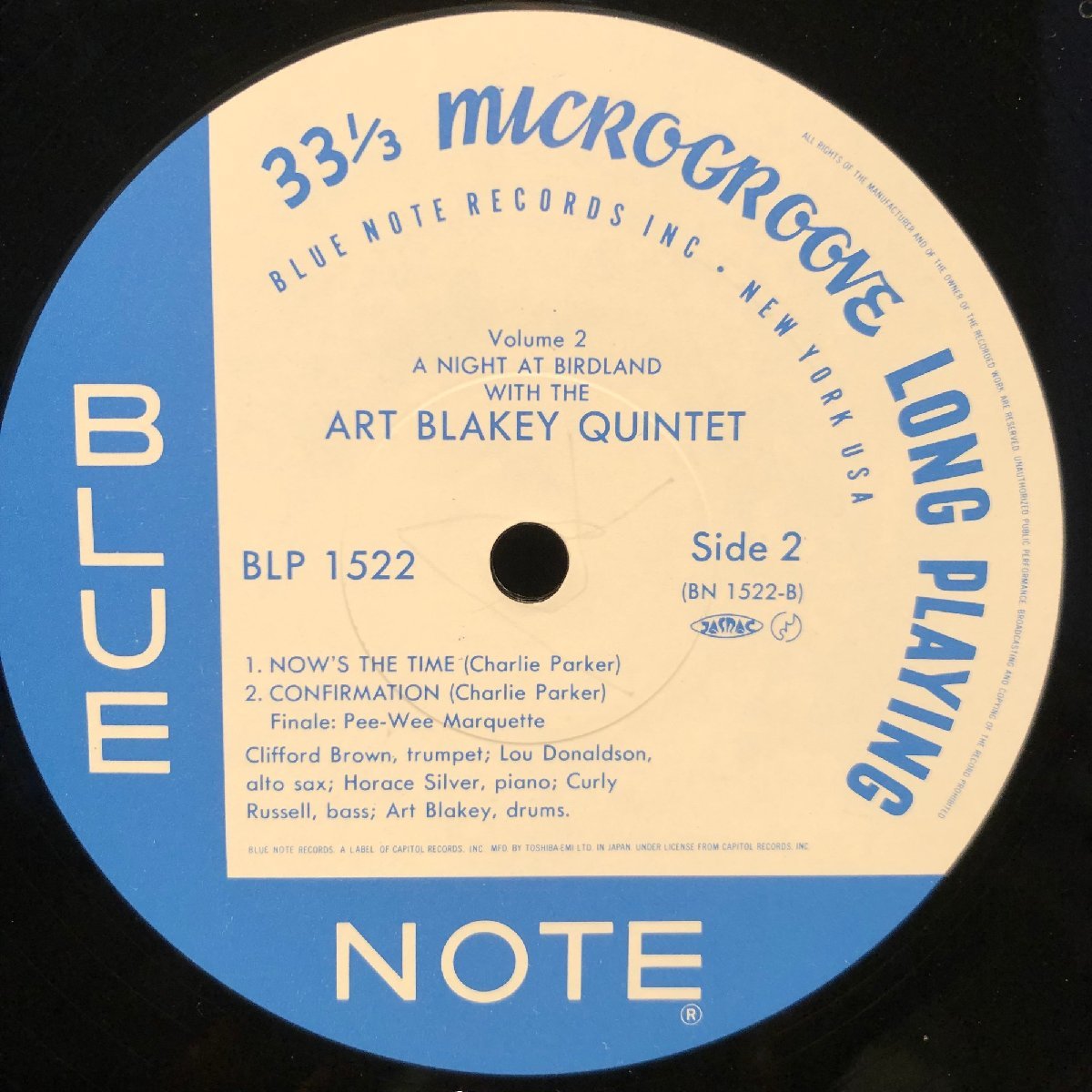 Art Blakey Quintet / A Night At Birdland, Volume 2 LP Blue Note・TOSHIBA-EMI_画像5