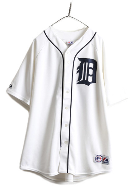 最高級 2XL メンズ ( シャツ ベースボール タイガース Majestic オフィシャル MLB ■ XXL 大きいサイズ USA製 ) 大リーグ ユニホーム ゲームシャツ 応援ユニフォーム、ウエア 最高級 2XL メンズ ( シャツ ベースボール タイガース Majestic オフィシャル MLB ■ XXL 大きいサイズ USA製 ) 大リーグ ユニホーム ゲームシャツ 応援ユニフォーム、ウエア