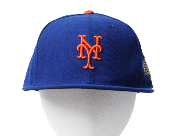 デッドストック 新品 USA製 ■ ニューエラ x メッツ ベースボール キャップ 59.6cm / NEW ERA MLB オフィシャル 大リーグ 限定モデル 帽子_画像2