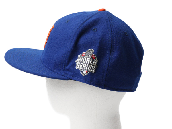 デッドストック 新品 USA製 ■ ニューエラ x メッツ ベースボール キャップ 59.6cm / NEW ERA MLB オフィシャル 大リーグ 限定モデル 帽子_画像3