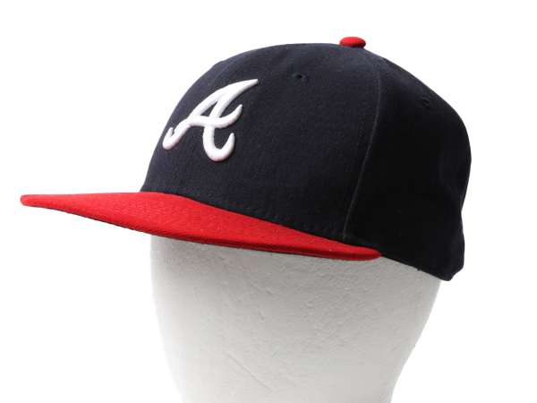 デッドストック ■ ニューエラ x ブレーブス ベースボール キャップ 57.7cm 帽子 MLB オフィシャル NEW ERA メジャーリーグ 大リーグ 野球_画像1