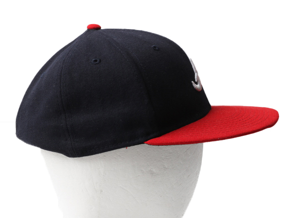 デッドストック ■ ニューエラ x ブレーブス ベースボール キャップ 57.7cm 帽子 MLB オフィシャル NEW ERA メジャーリーグ 大リーグ 野球_画像3