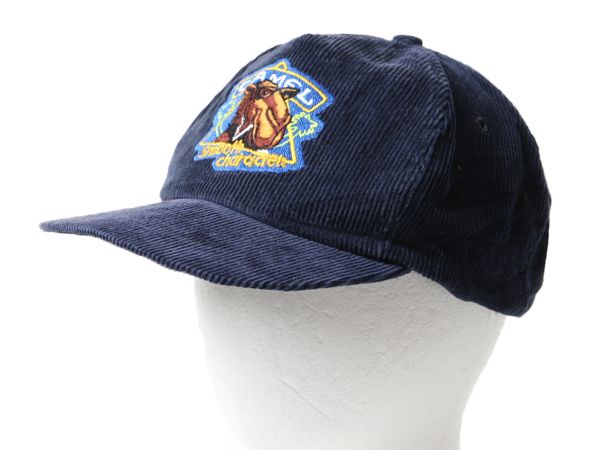 年末のプロモーション特価！ デッドストック 80's ■ キャメル コーデュロイ ベースボール キャップ フリーサイズ 新品 CAMEL 帽子 80年代 企業物 当時物 キャラクター 野球帽