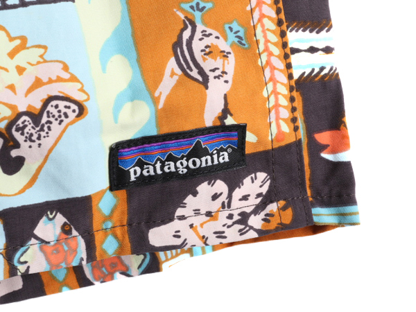 新品 デッドストック ■ 21年製 パタゴニア バギーズ ショーツ メンズ XL Patagonia アロハ 総柄 ショートパンツ スイム 海パン アウトドアの画像2