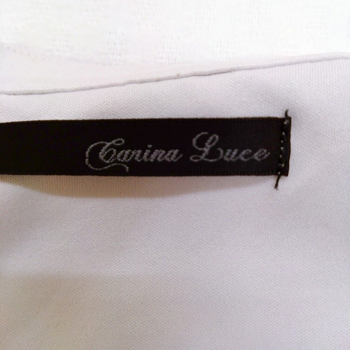 《Carina Luce》カリーナルーチェ　レディース　半袖カットソー　バルーンスリーブ　桜鼠色　Sサイズ