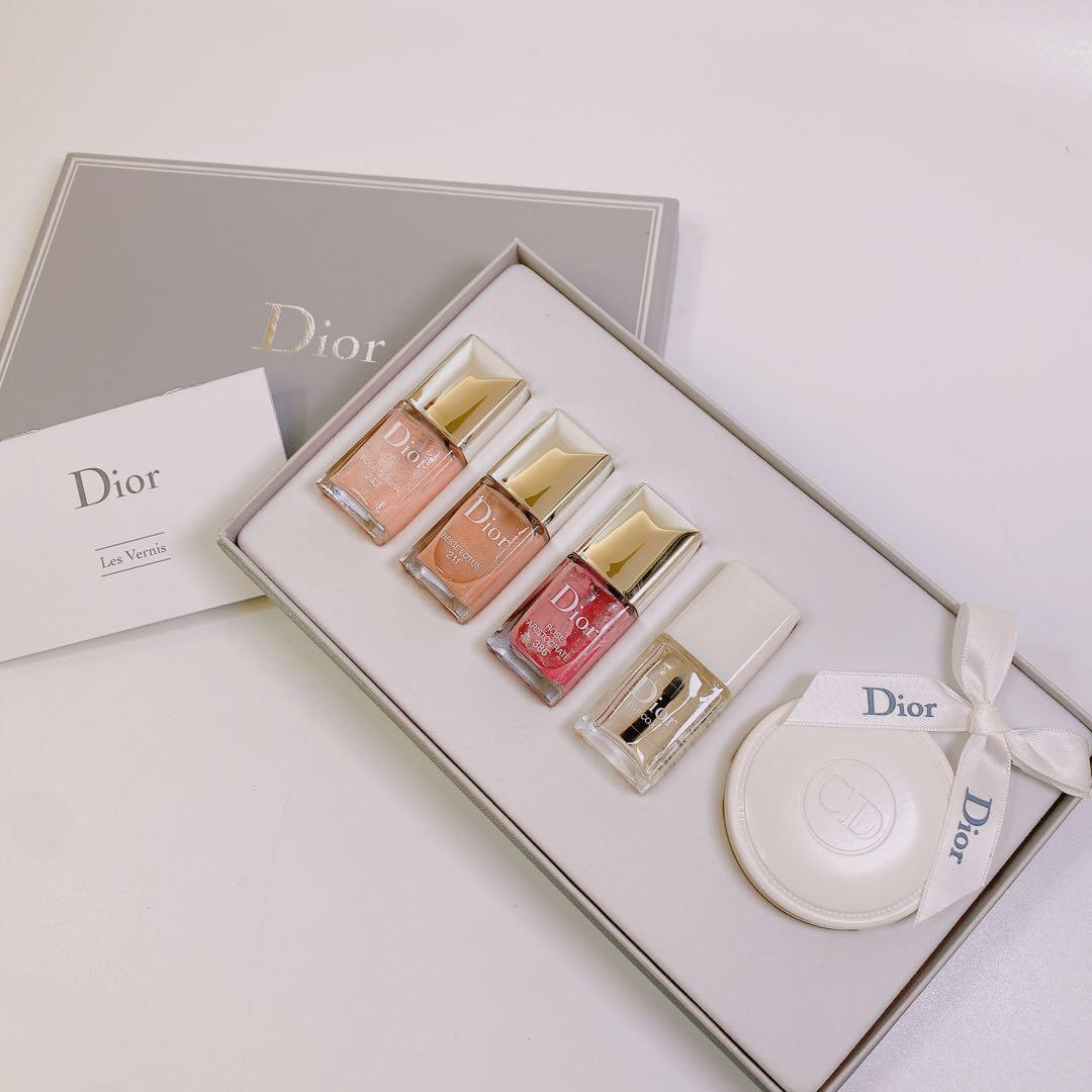 2242 新品 DIOR ヴェルニ ミニ 4本 クレームアブリコ 1個 セット_画像9