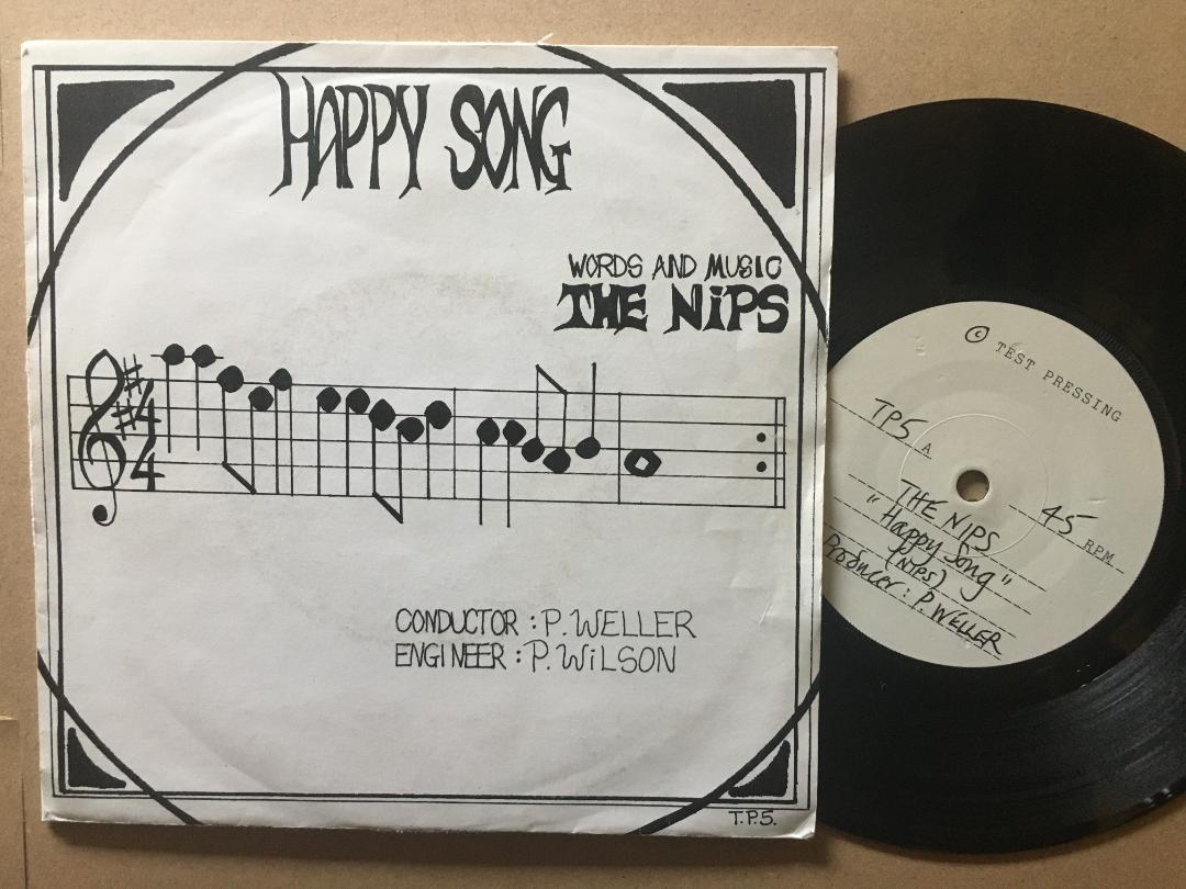 THE NIPS - Happy Song UK ORIGINAL!! パンク パワーポップ レコード