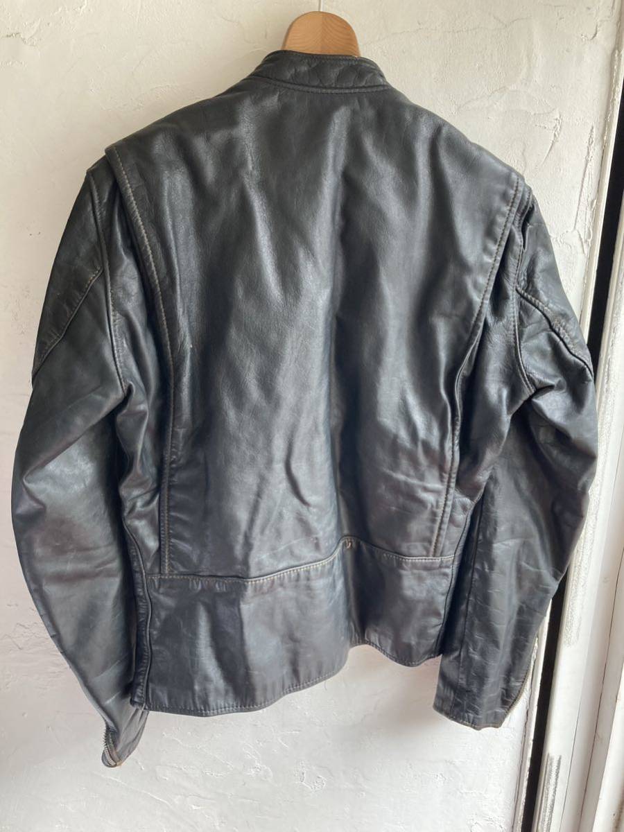  Vintage Brooks single rider's jacket leather jacket tea core Vintage 