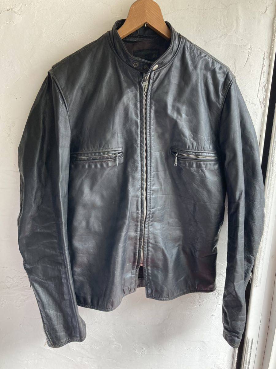  Vintage Brooks single rider's jacket leather jacket tea core Vintage 