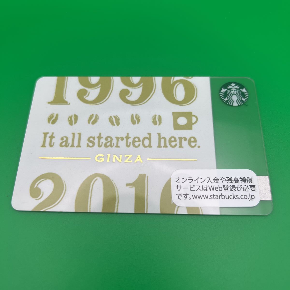 ★入手困難★使用可能★スターバックスカード★銀座★20周年記念カード★2000円入金済み★TULLY's★Coffee★プレゼントに★コレクション★_画像2