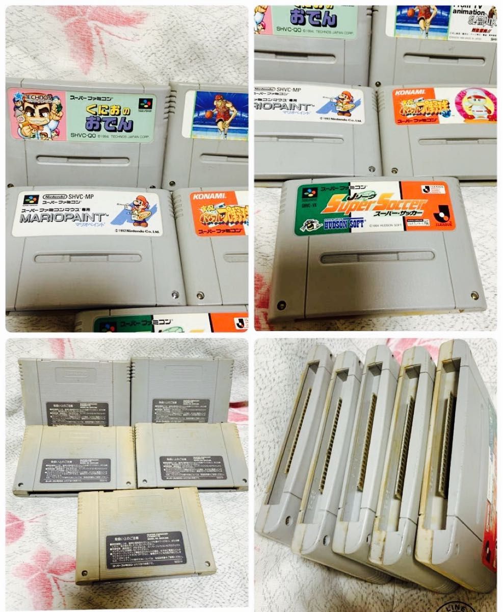 【送料込み】SFC スーパーファミコンソフト　ゲームソフト　5本セット