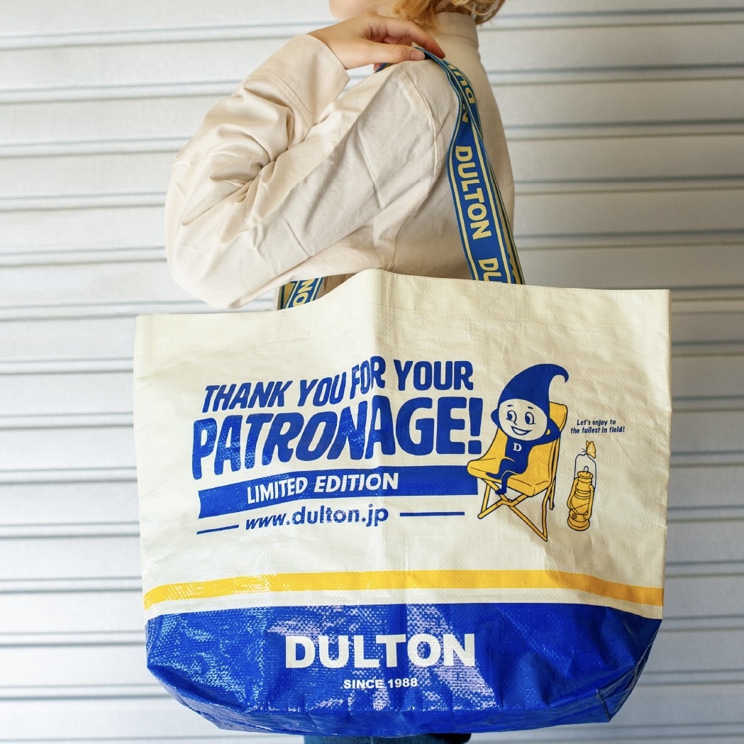 DULTON Dulton большая сумка синий покупка эко-сумка 