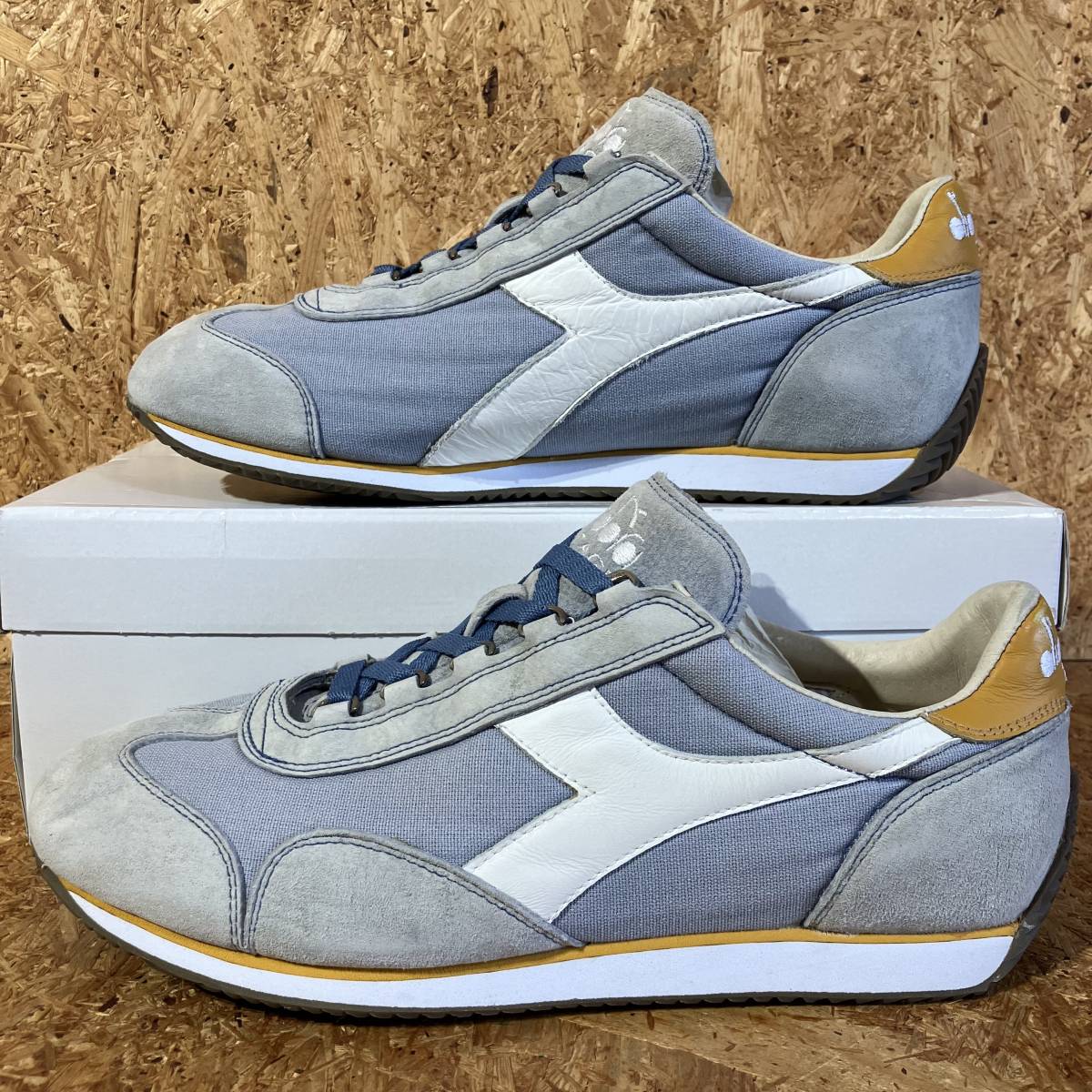 diadora EQUIPE STONE WASH 12 US10.5 28.5cm 1975 ディアドラ HERITAGE blue shadow sunflower_画像5