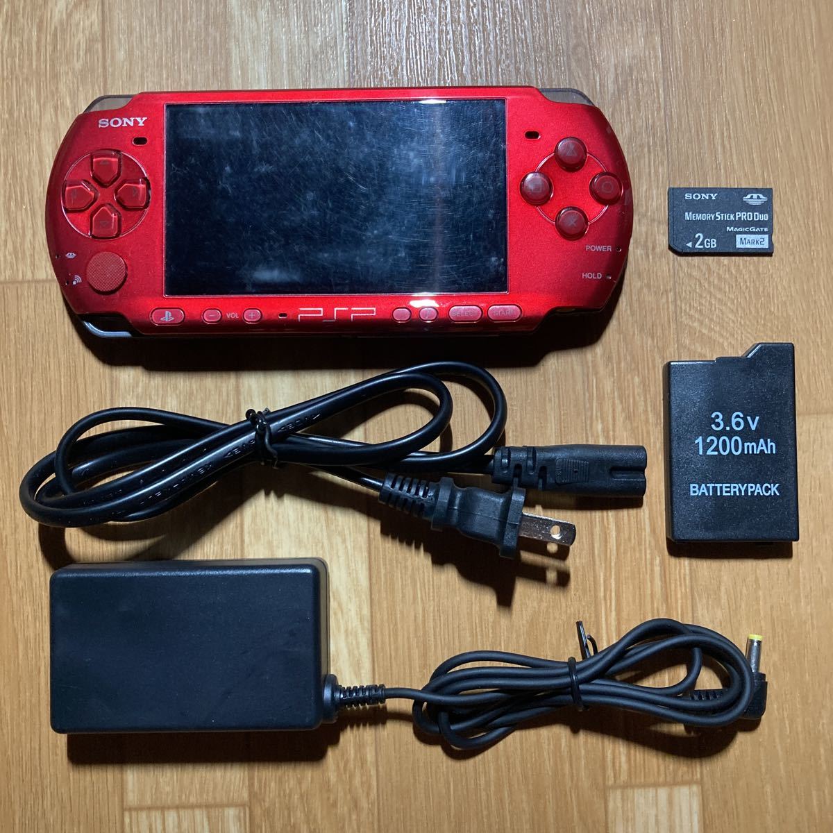 PSP PSP-3000 ラディアントレッド 一式セット Yahoo!フリマ（旧）-