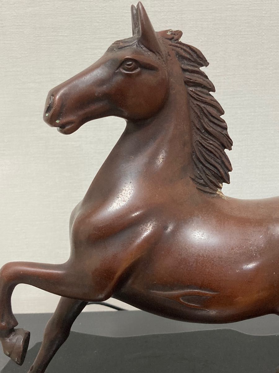 馬の置物 金属工芸 旭 銅 勇馬 敷台付き|Yahoo!フリマ(旧 馬の置物 金属工芸 旭 銅 勇馬 敷台付き|Yahoo!フリマ(旧