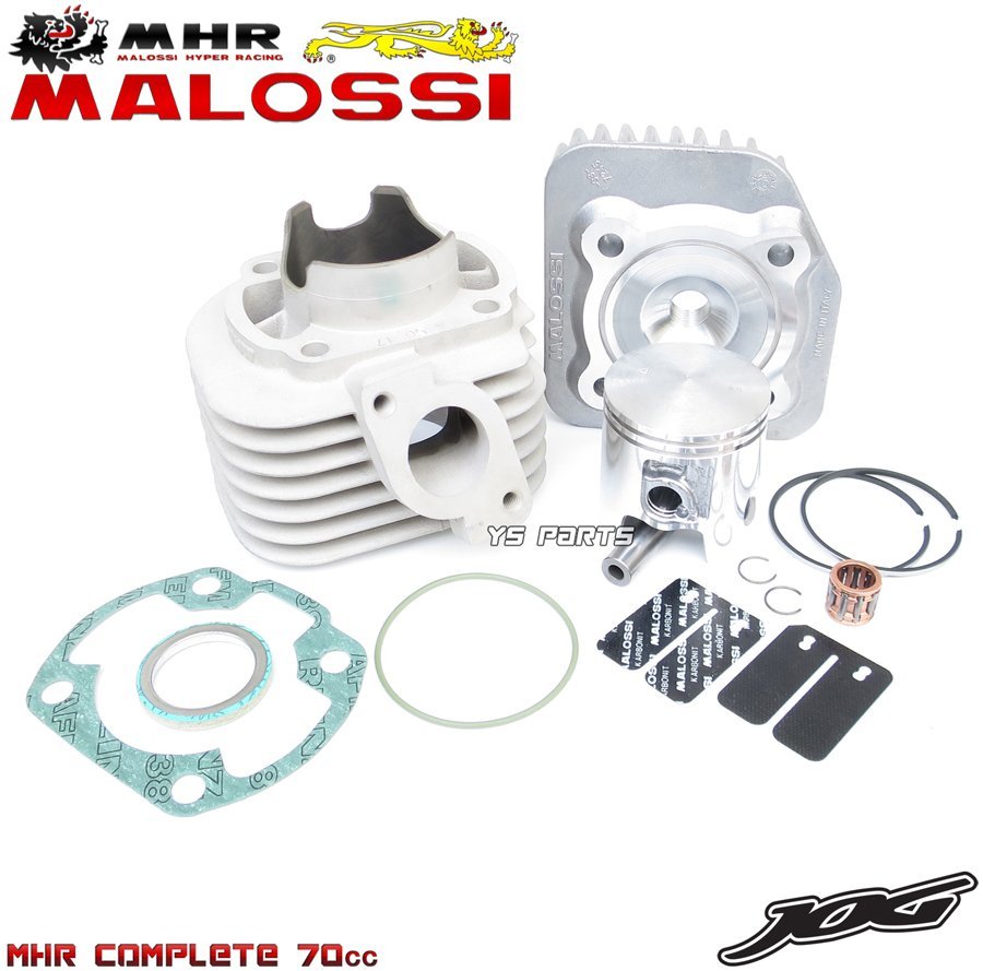 マロッシ(MALOSSI)ヘッド付ボアアップMHRレプリカ 70cc/47.6mmジョグEX/ジョグ3KJ/ジョグ3YJ/BJ[5XN1/5XN2/SA24J]BWS50/BW'S50[5DA/SA02J]