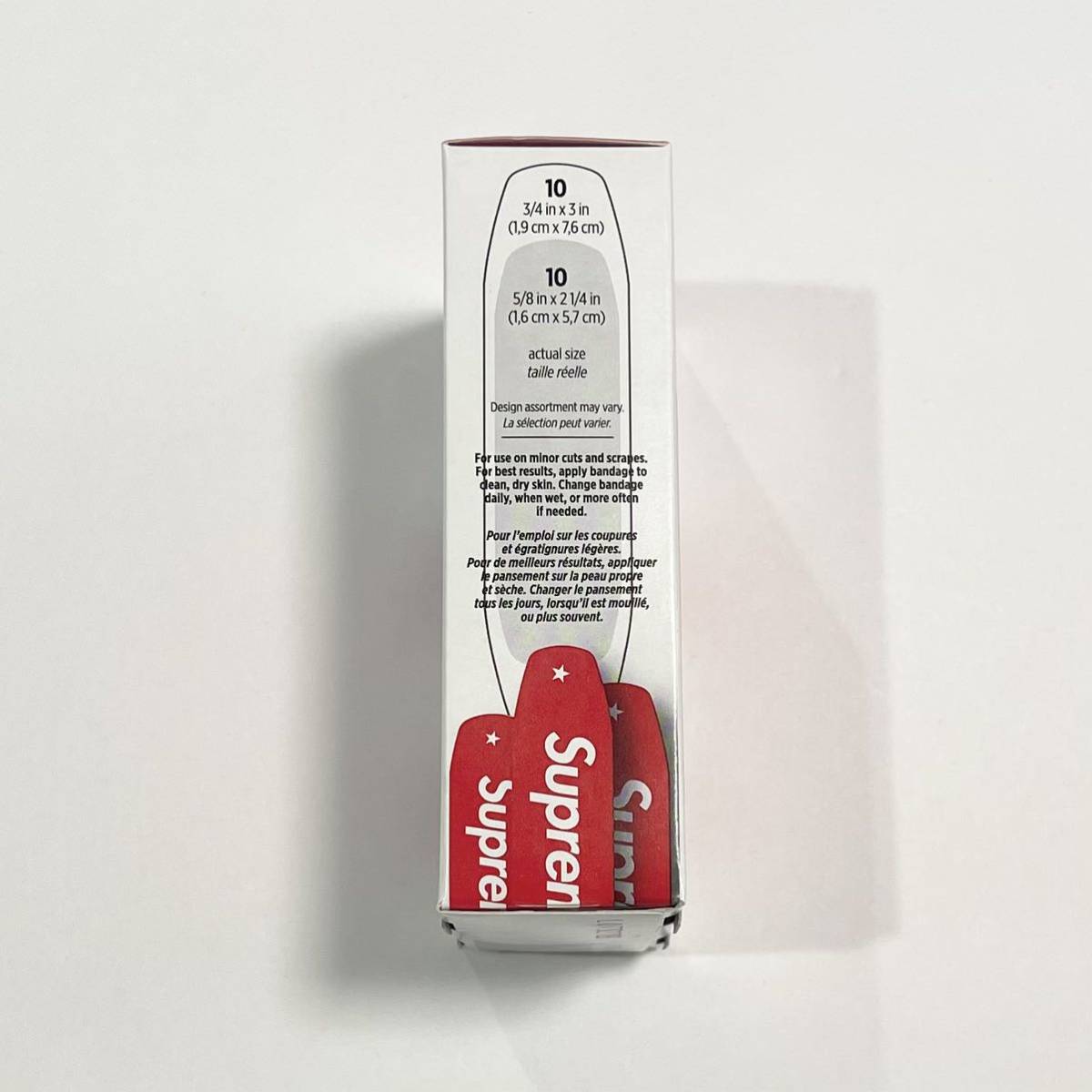 【新品未開封】Supreme 19ss BAND-AID バンドエイド 1箱 日本未発売 絆創膏 コラボ Box Logo カットバン