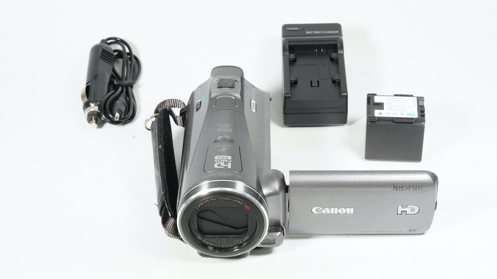 セール】 Canon /8991 1週間保証 動作OK グレー M41 HF iVIS キャノン