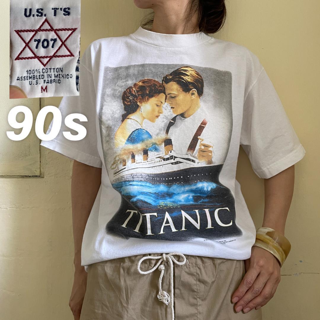 1569】映画 ムービーT タイタニック ヴィンテージ Tシャツ 1998年