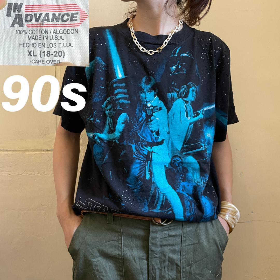 【W50】ヴィンテージ Tシャツ 映画 ムービーT スターウォーズ 90s