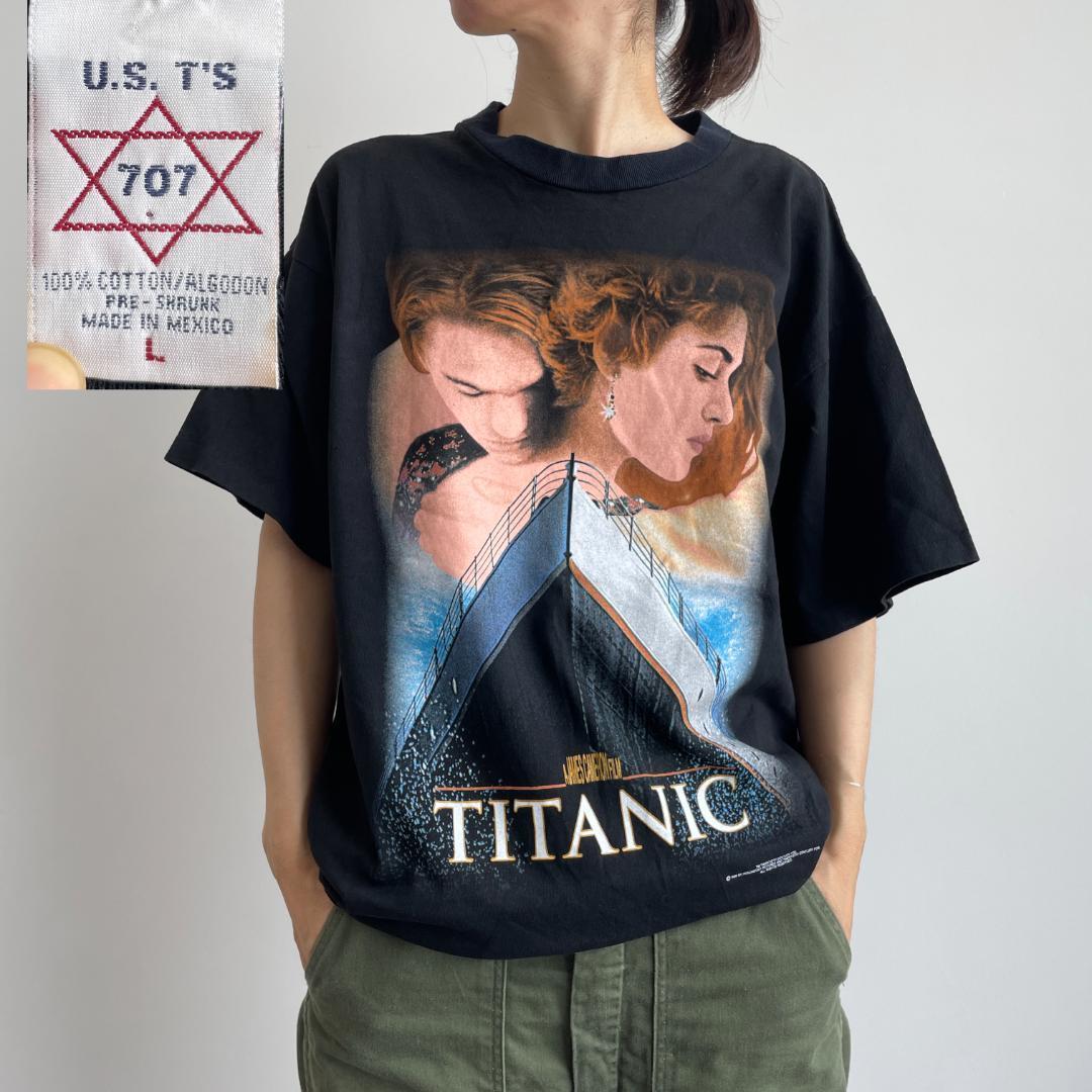 【最安値に挑戦】 GF107 映画 1998年 Tシャツ ヴィンテージ タイタニック ムービーT イラスト、キャラクター 【最安値に挑戦】 GF107 映画 1998年 Tシャツ ヴィンテージ タイタニック ムービーT イラスト、キャラクター