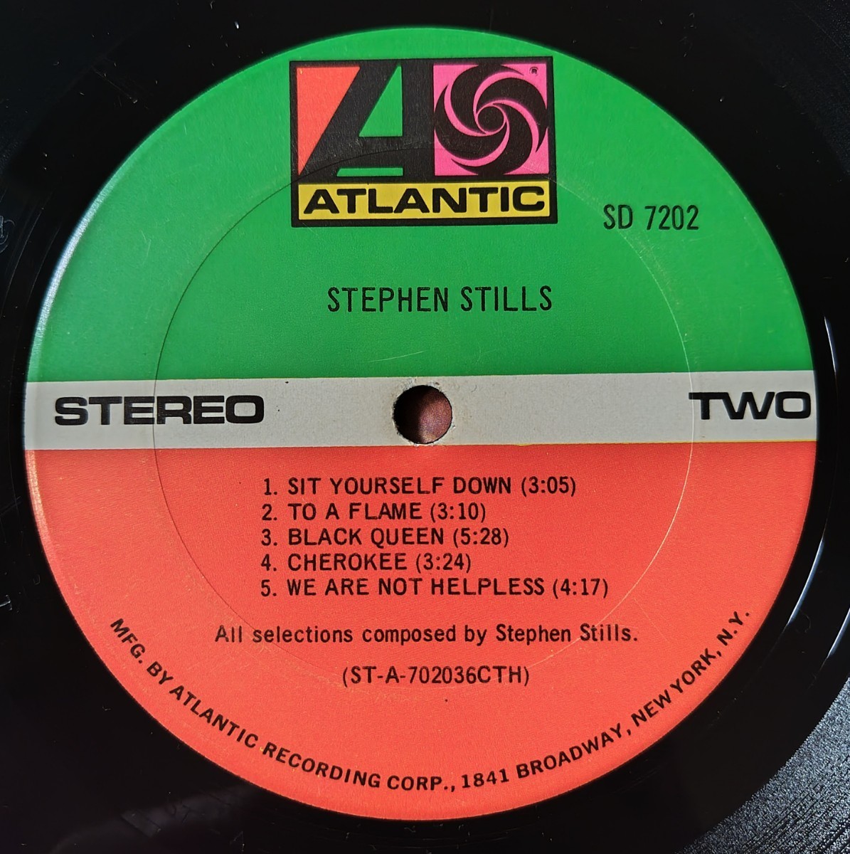 Stephen Stills SD7202 米国盤Jimi Hendrix参加_画像4