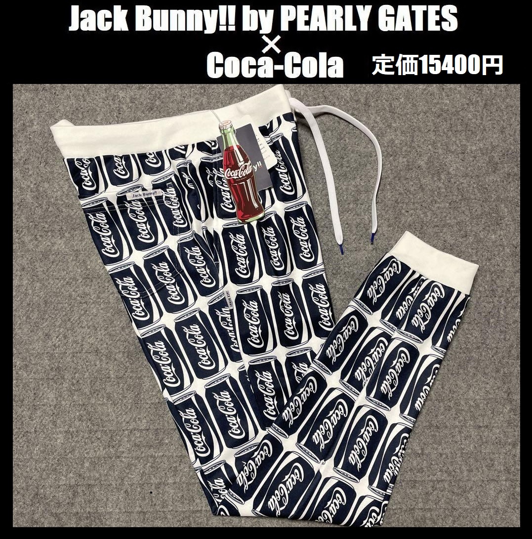 Mサイズ(4) ★新品 Jack Bunny!! by PEARLY GATES パーリーゲイツ ジャックバニー コカ・コーラ ジョガーパンツ ゴルフ 262-1136515