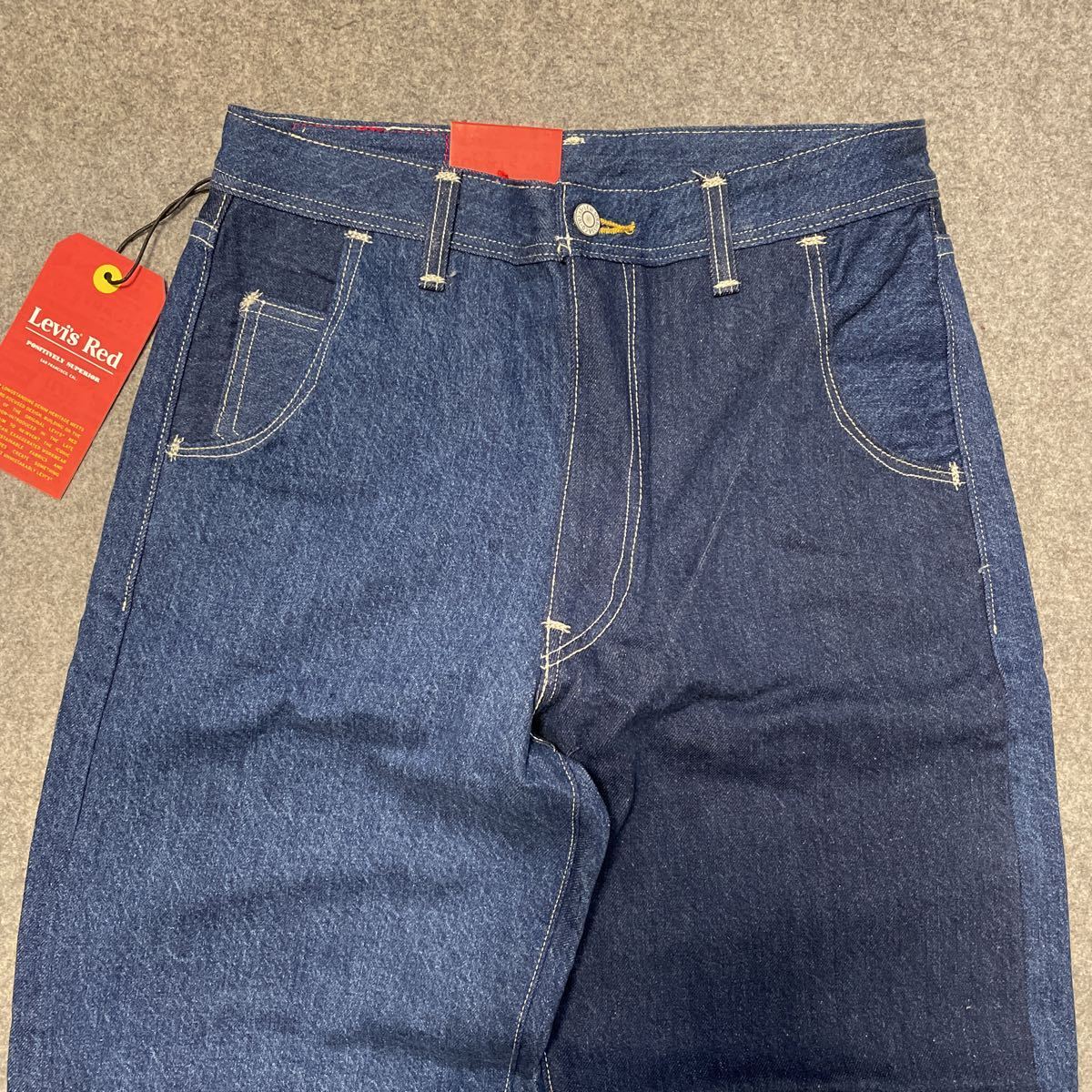 W30 ★定価24200円★ 新品 リーバイス レッド CROPPED ワイドレッグ ワイドパンツ KYANITE ジーンズ LEVI’S RED  デニム A1098-0001