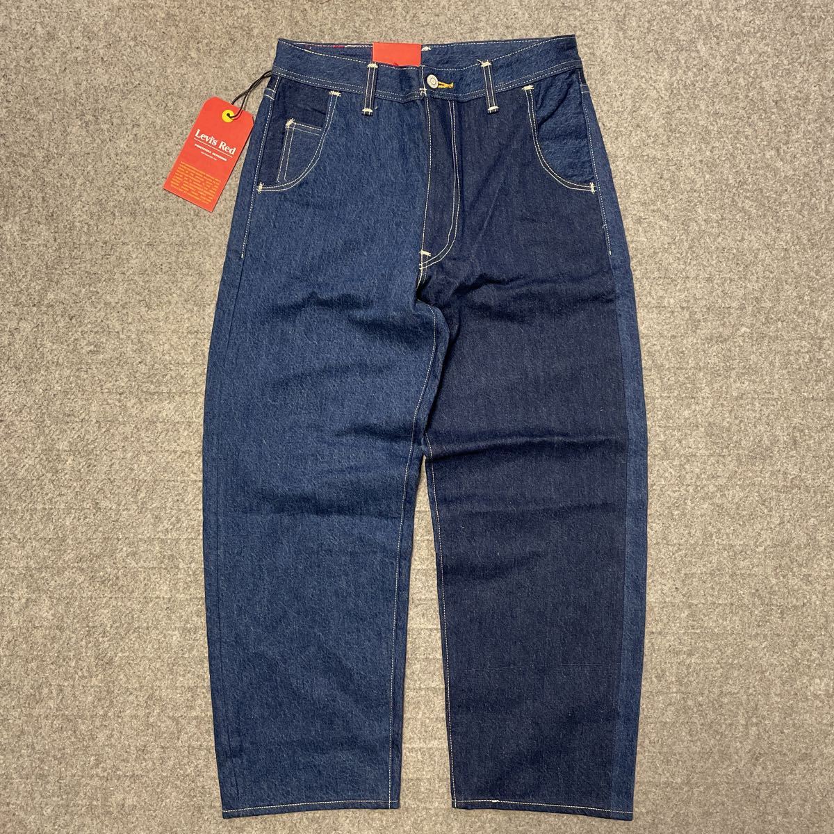 W30 ★定価24200円★ 新品 リーバイス レッド CROPPED ワイドレッグ ワイドパンツ KYANITE ジーンズ LEVI’S RED  デニム A1098-0001