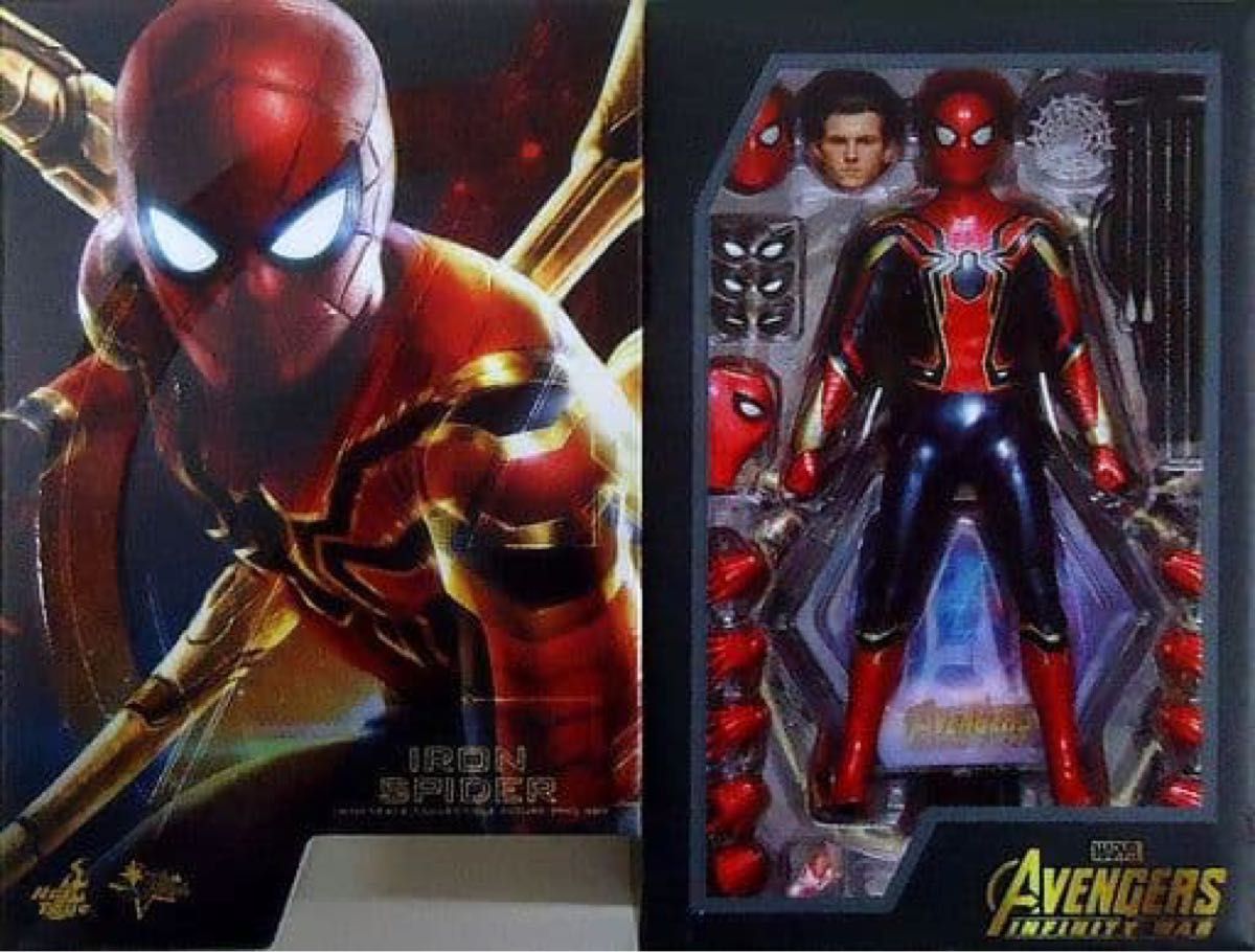 【ムービー・マスターピース】『アベンジャーズ/インフィニティ・ウォー』1/6スケールフィギュア アイアン・スパイダー　ホットトイズ