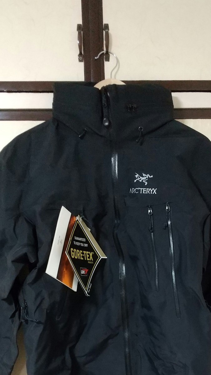 カナダ製 未使用品 ARC''TERYX THETA SV ブラック BLACK Mサイズ アークテリクス シータSV ゴアテックス GORE-TEX MADE IN CANADA_画像1